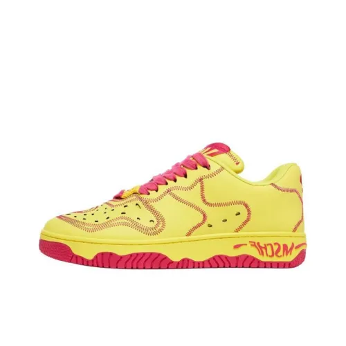 MSCHF Кроссовки для скейтбординга Low Top Желтые, красные Унисекс