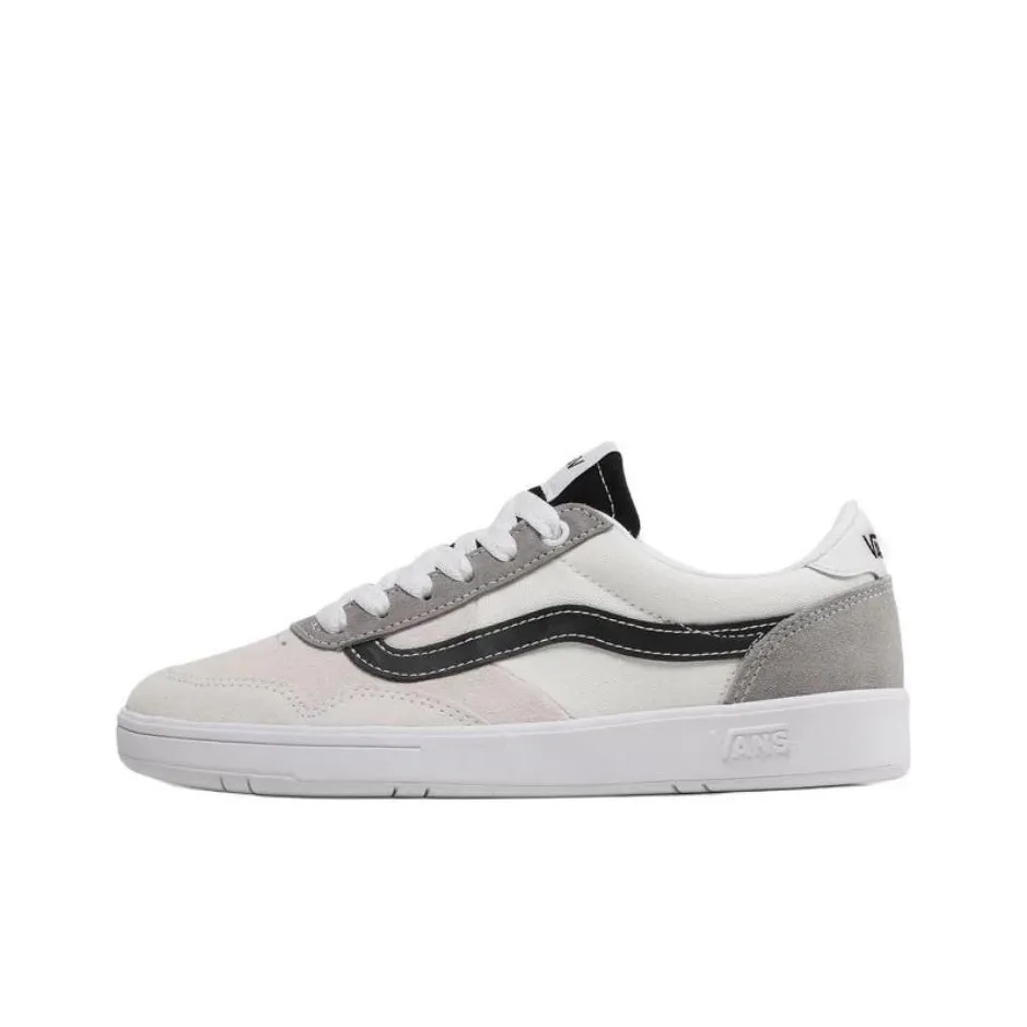 Vans CRUZE TOO CC Anti Slip Wear Resistant Low Top Skateboard Shoes Men's Ecru