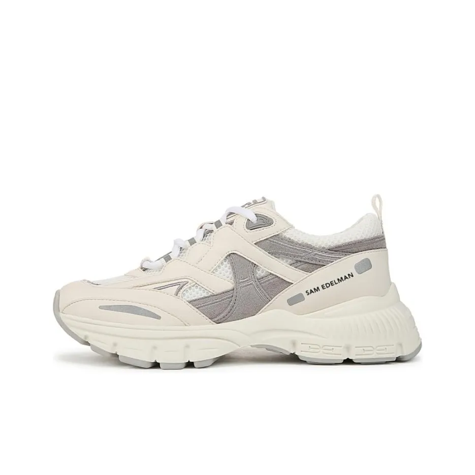 SAM EDELMAN PYPER Low Top Chunky Sneakers Women's White