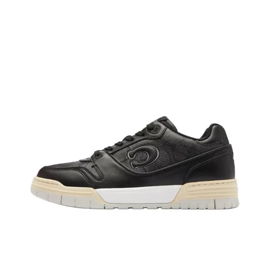 COACH Soho Low-Top Skateboard Shoes Women's Black