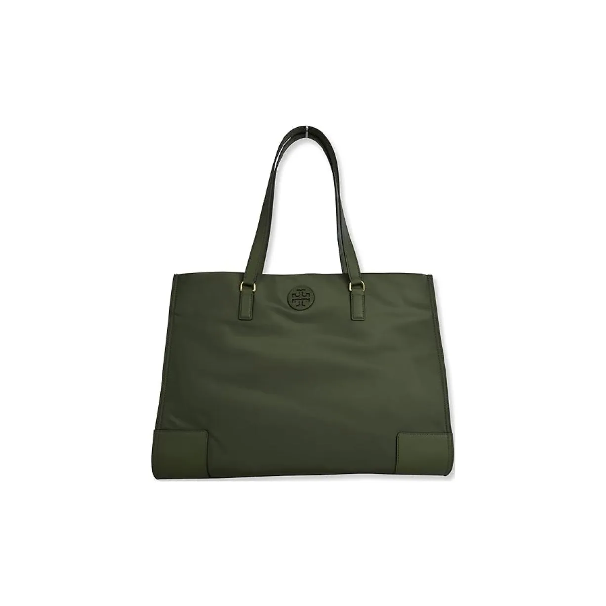 TORY BURCH Ella Нейлон Тоут Сумка Сумка для покупок Сумка на плечо Сумка Большая Женская Пальмовый лист Зеленый