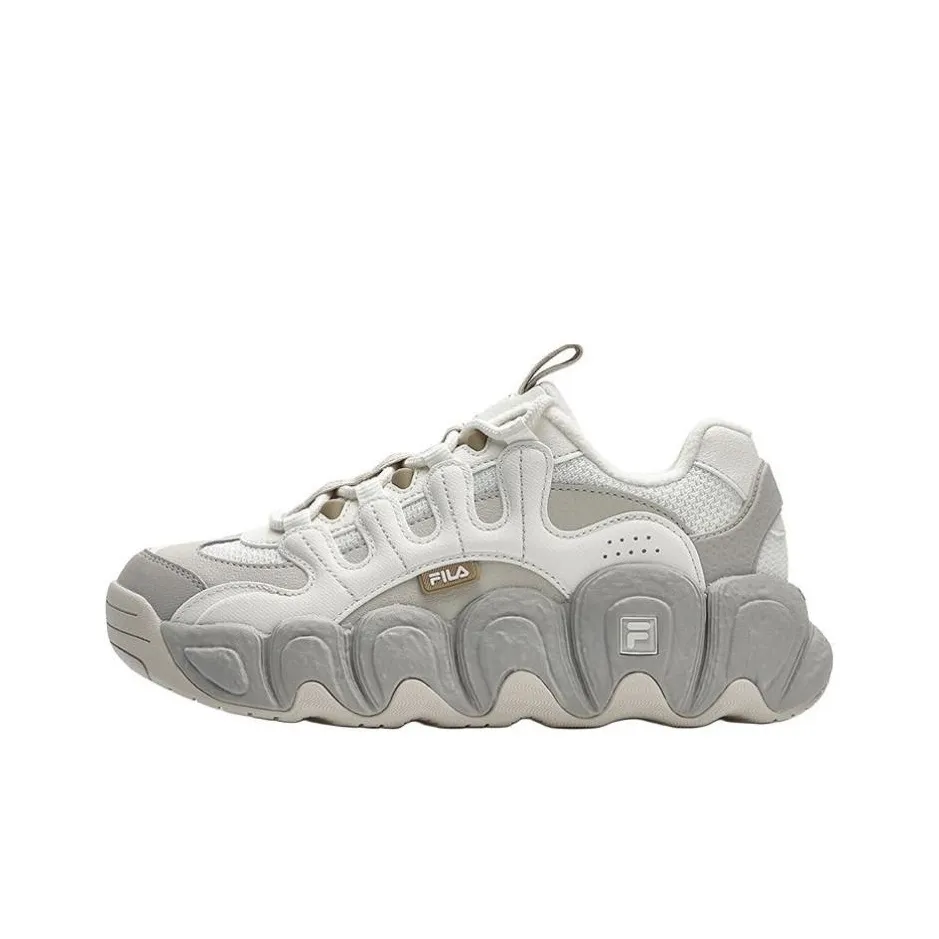 FILA Croissant Anti Slip Wear Resistant Low Top Casual Shoes Women's White