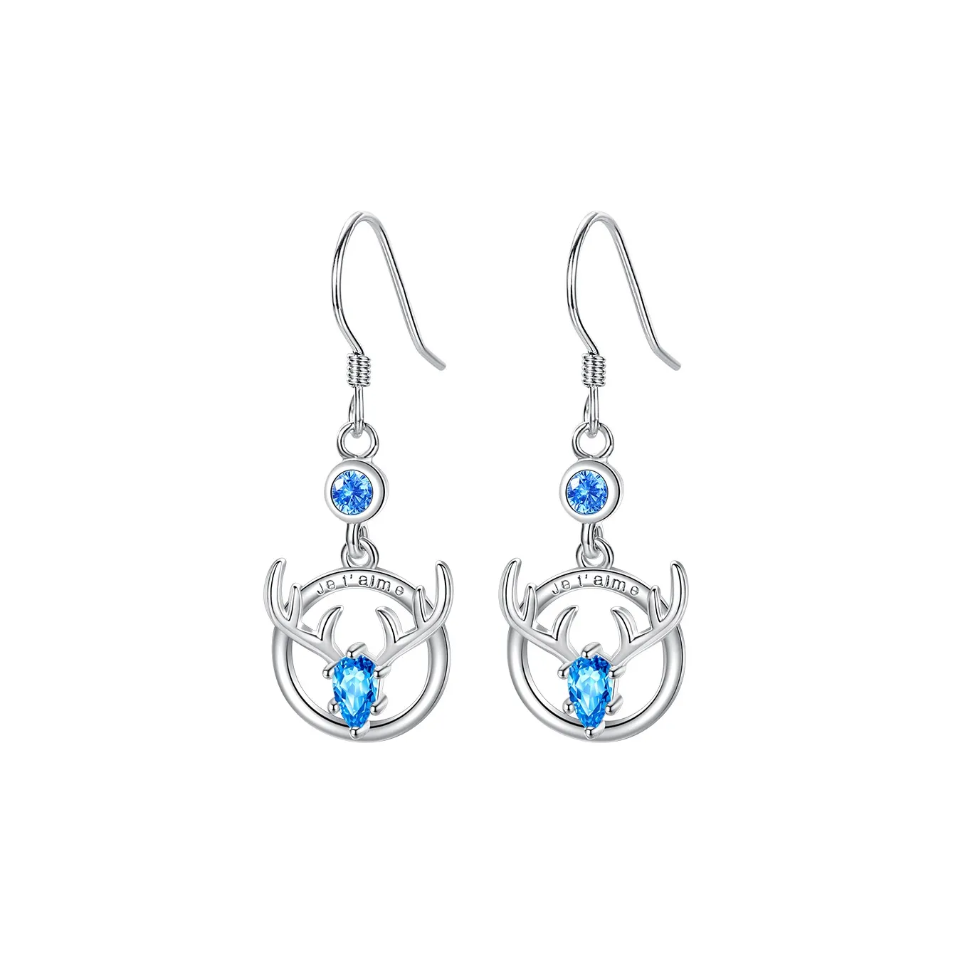 ZUOHUO S999 Fine Silver Earrings Women's