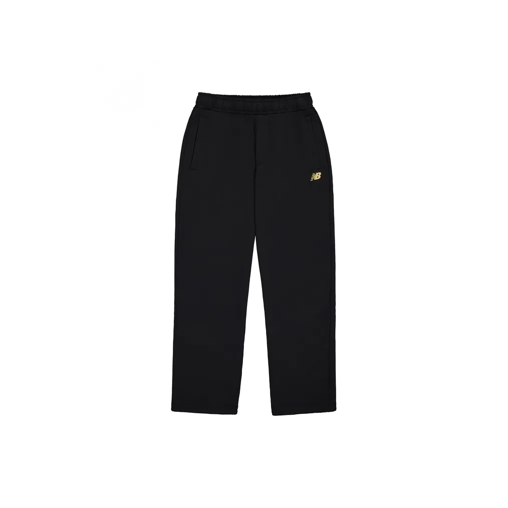 New Balance совместный бренд SS25 Вязаные тренировочные штаны Мужские Черные