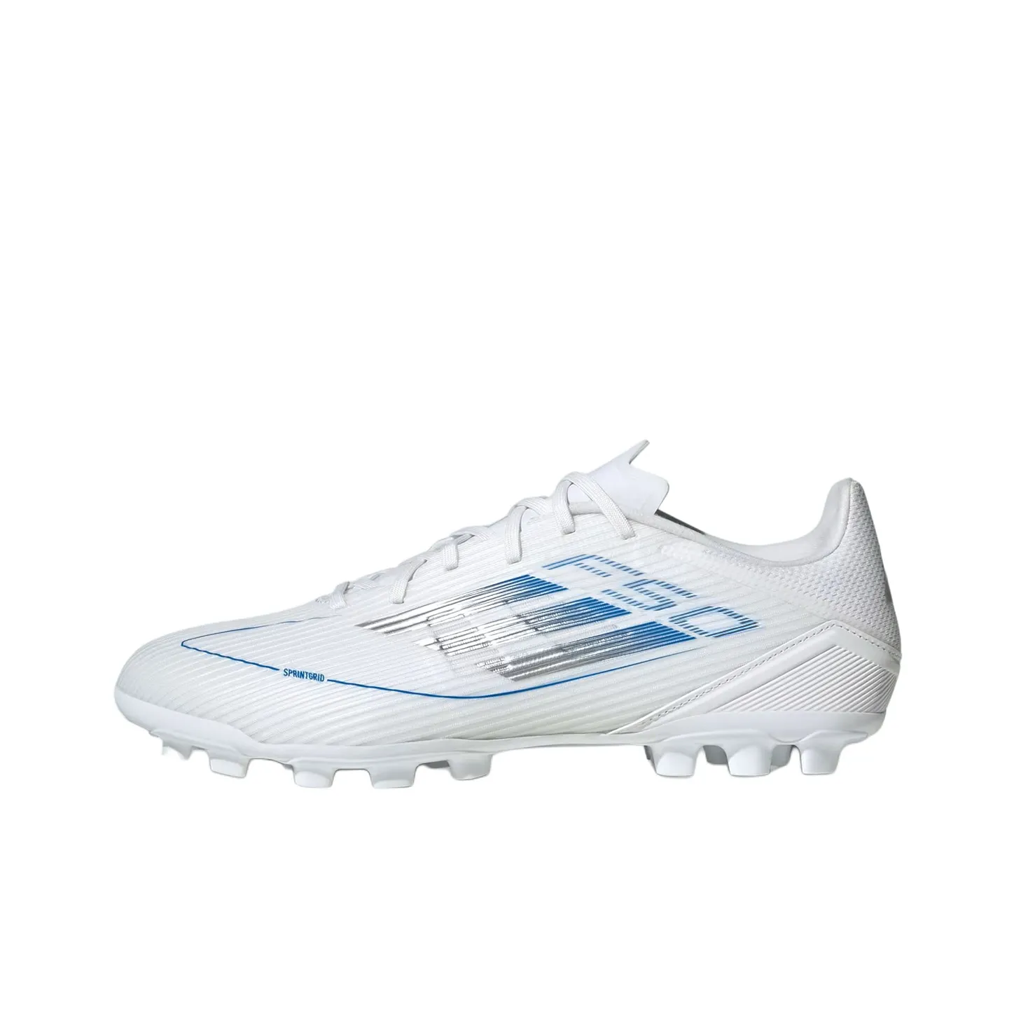 Adidas F50 League Ag White Silver Metallic