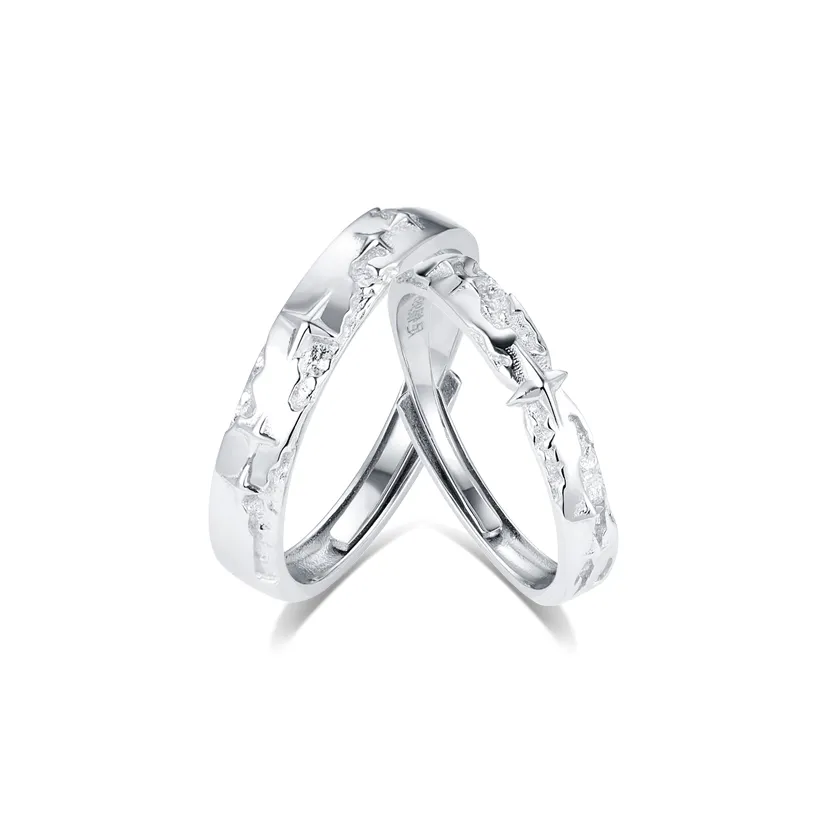 7℃ 999 Fine Silver Rings Unisex