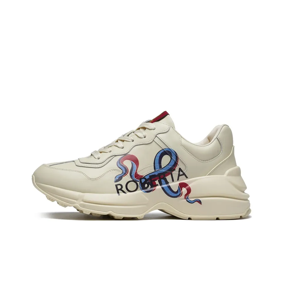 Roberta Di Camerino противоскользящие и износостойкие увеличивающие высоту низкие топовые кроссовки с толстой подошвой мужские абрикосовые