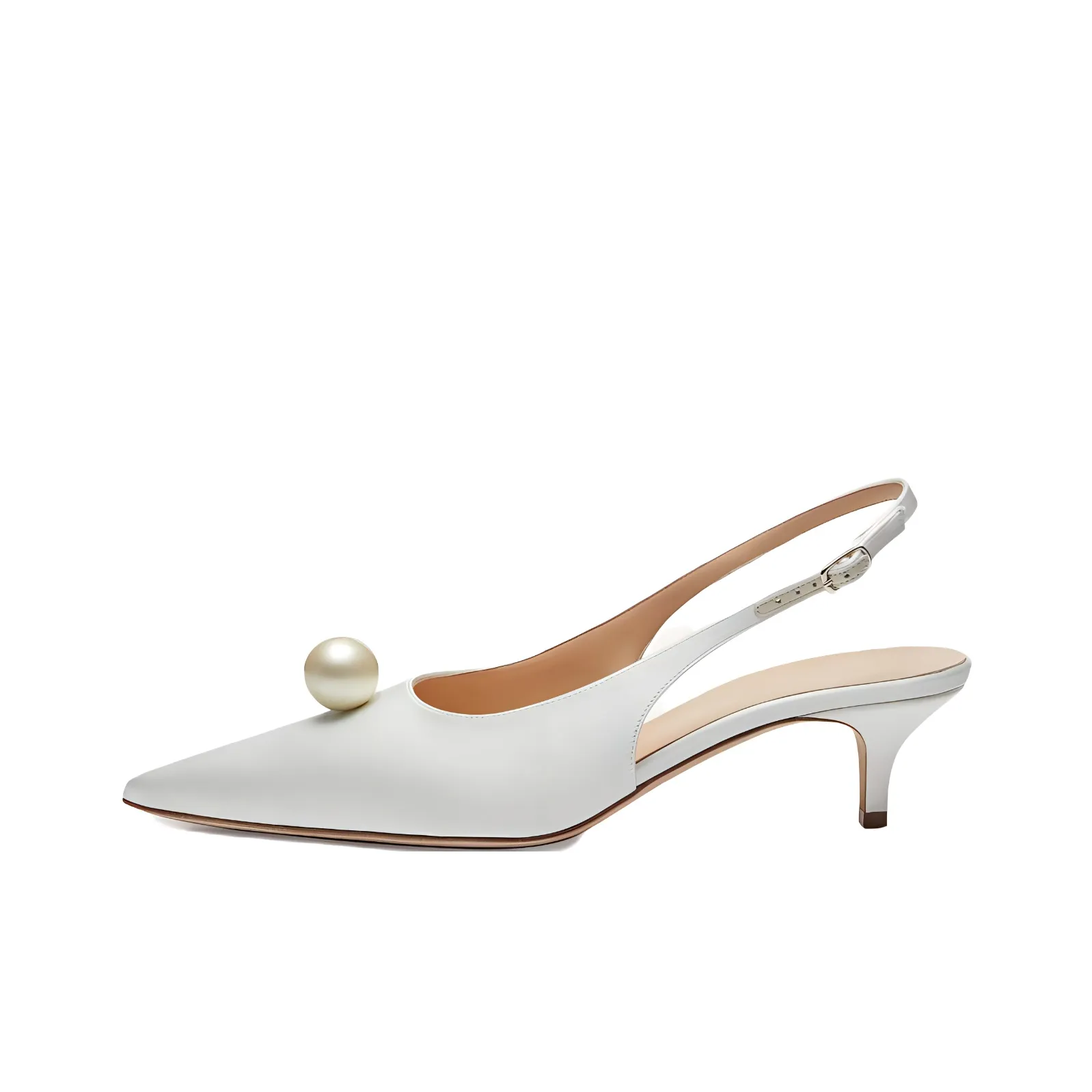 MAGDA BUTRYM Cone Heel High Heels 4.5cm Women's White