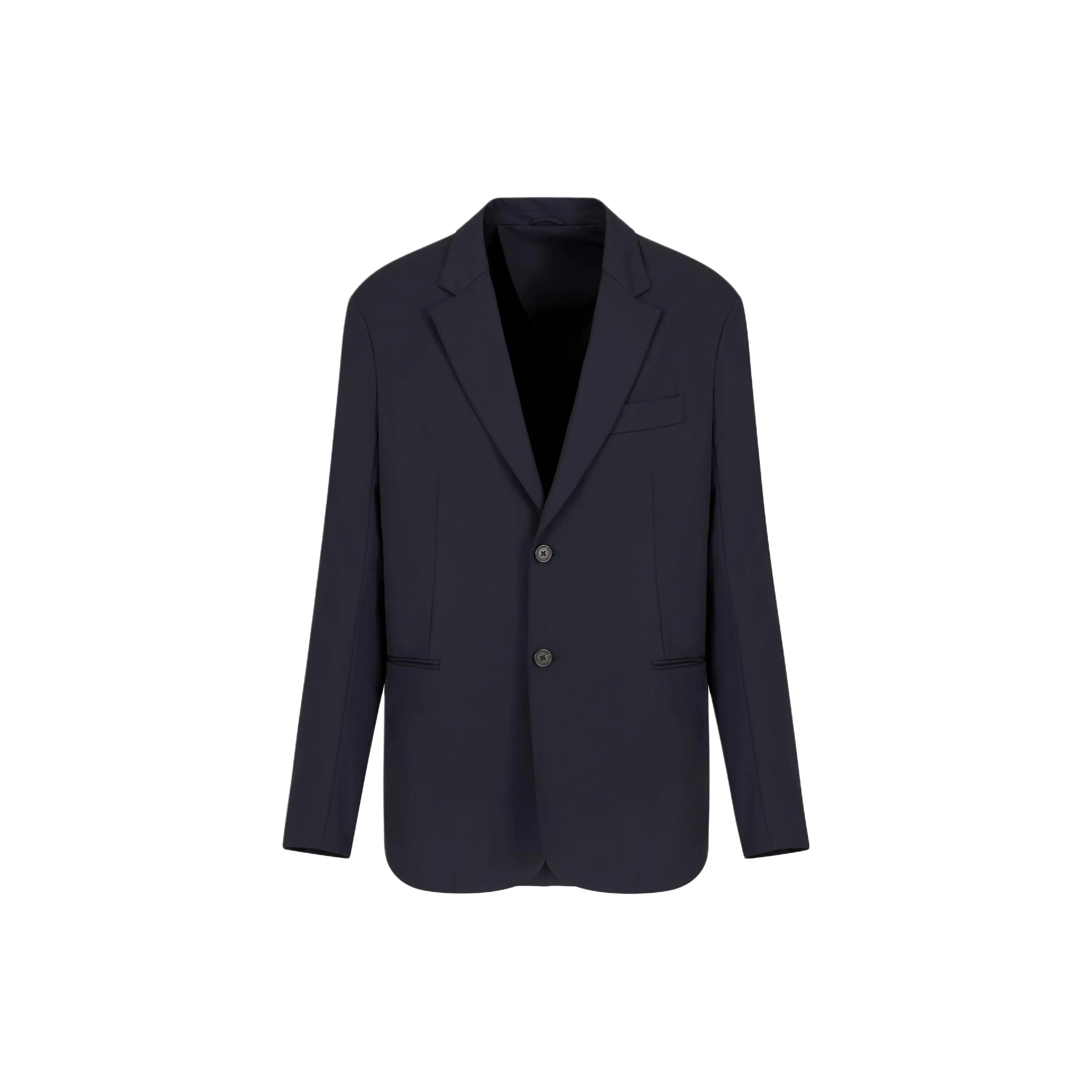 EMPORIO ARMANI Travel Essentials Stretch nylon Single breasted Blazer
