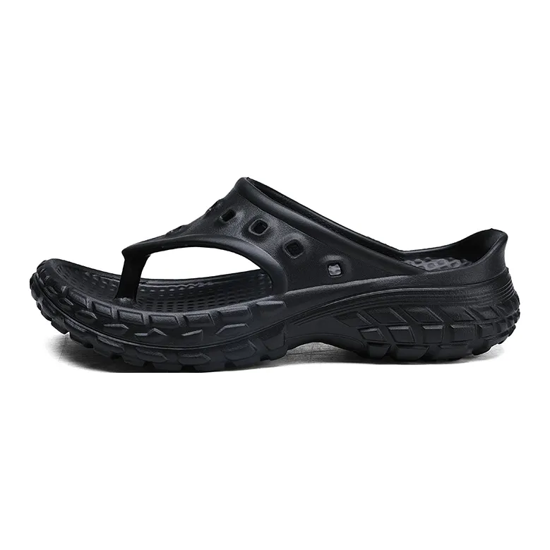 Darcy Sen Flip Flops Black/White/Khaki