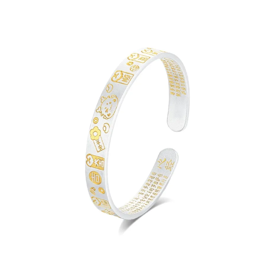MISS TOOYA S999 Fine Silver Bangles Women's