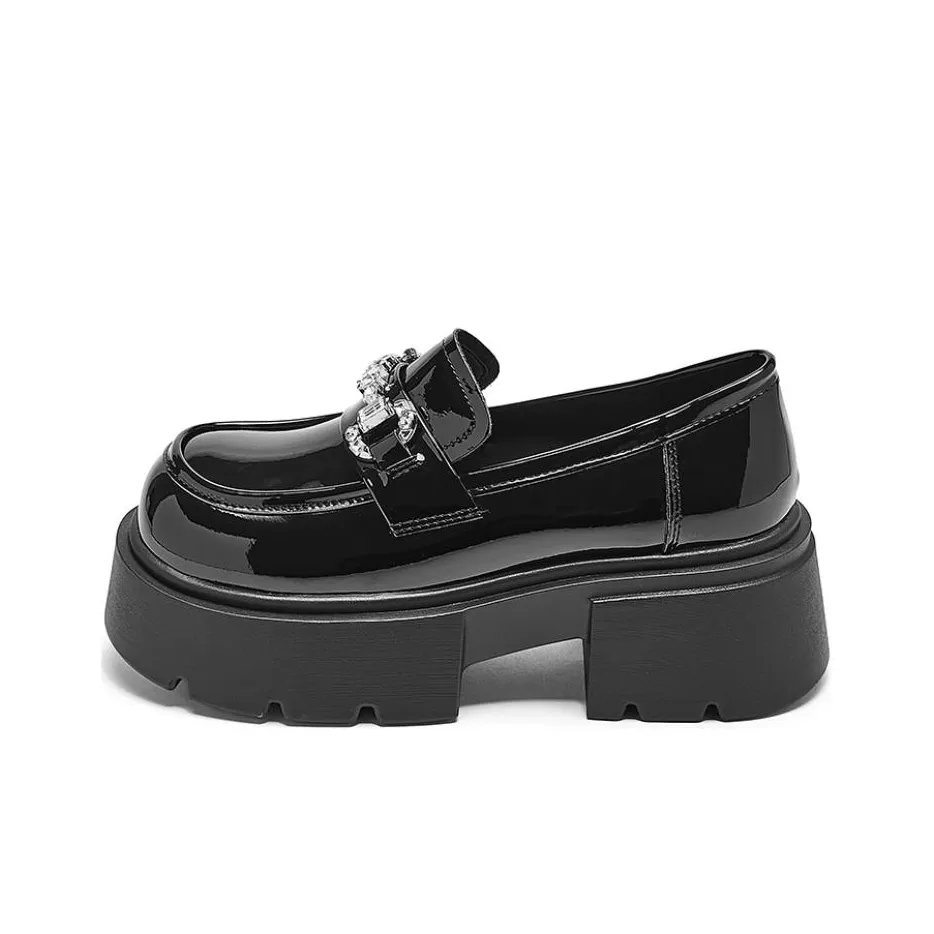 AGSDON Лоферы 6,5 см Женские Черные