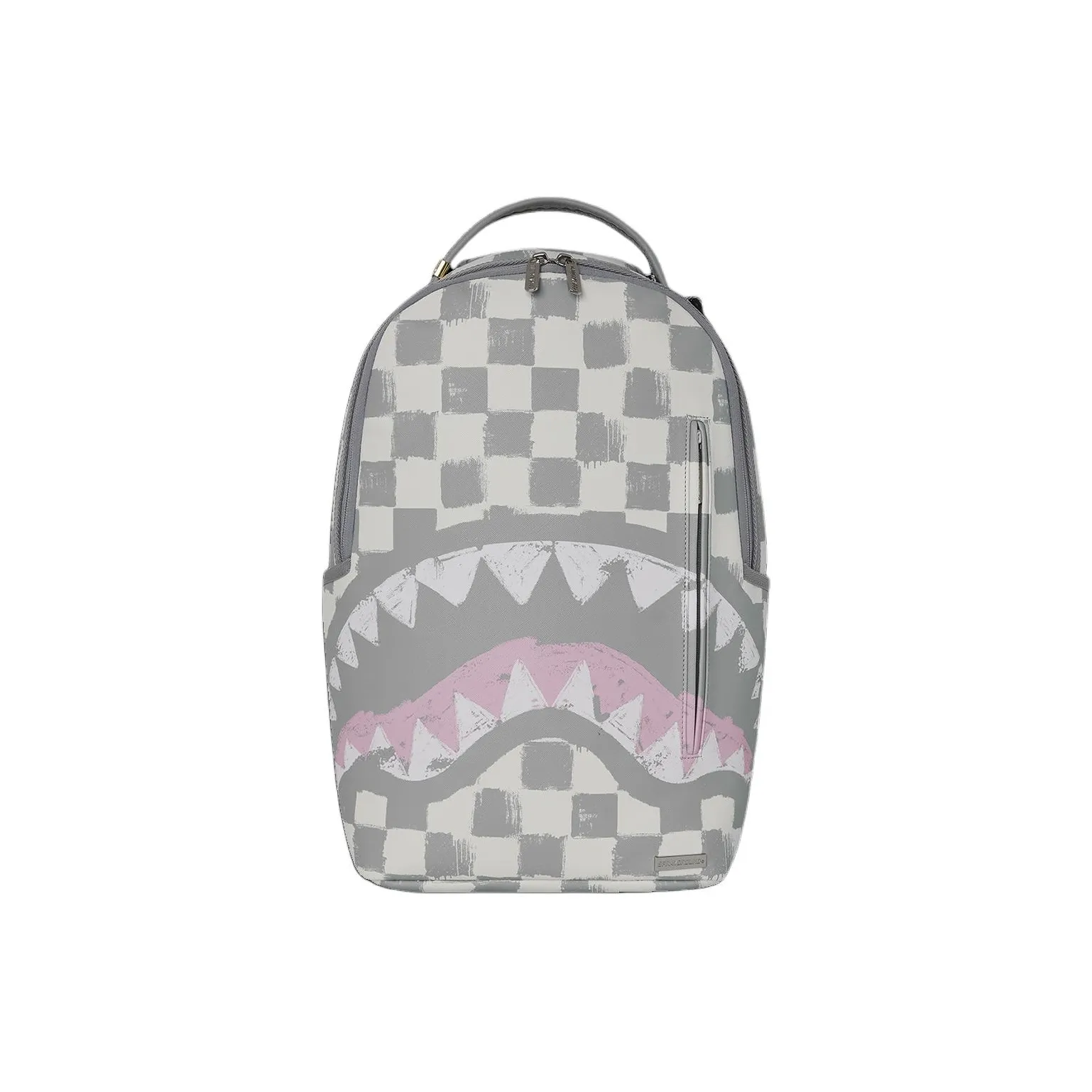 SPRAYGROUND Рюкзак из искусственной кожи унисекс серый и белый