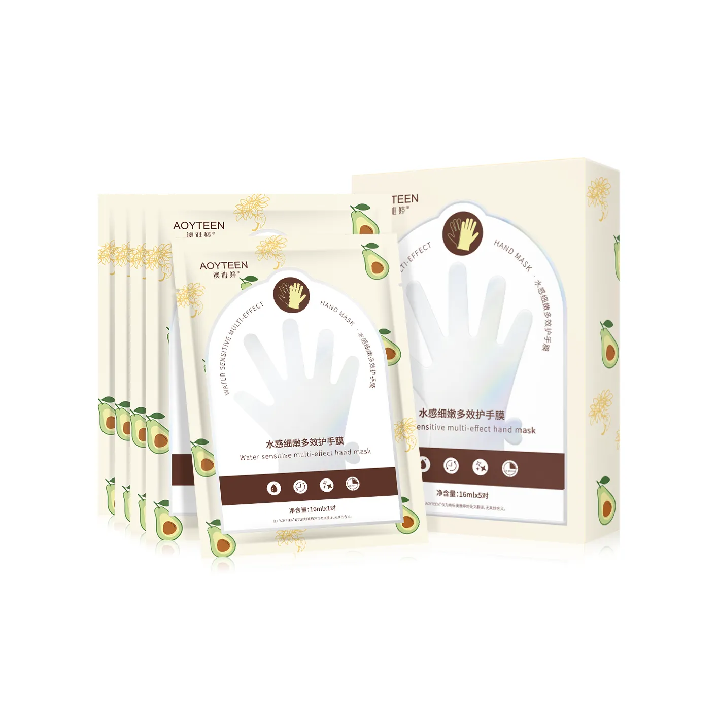 AOYATING Oya Tint Увлажняющий Мульти Эффект Уход для рук Крем Увлажняющий 16млx5 Пара