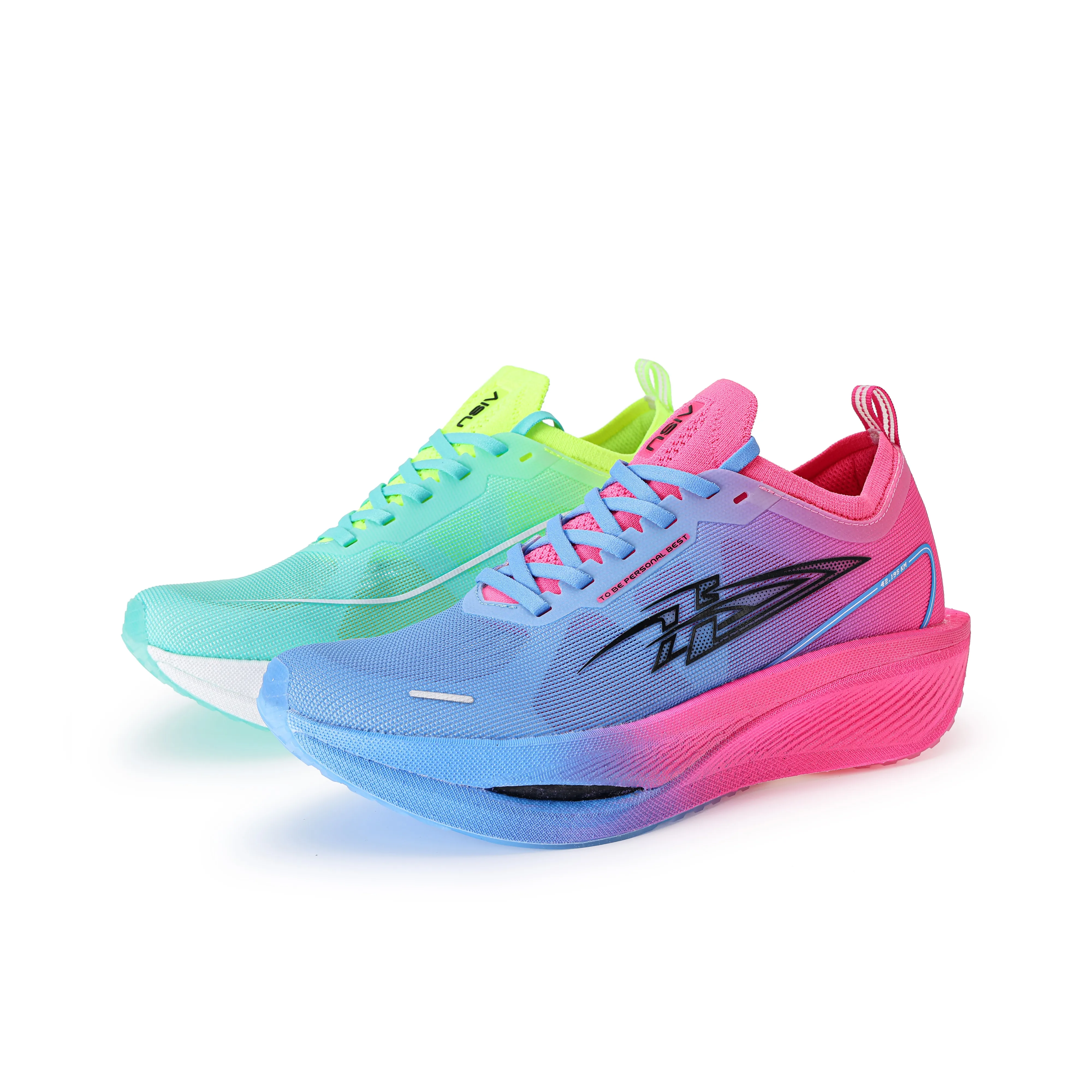 AISU Амортизация Поддержка Баланс Ударопрочный Высокий Топ Карбоновая Плита Беговые Кроссовки Унисекс