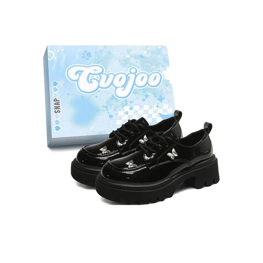 CVOJOO Балет Балетки Casual Женские Черный