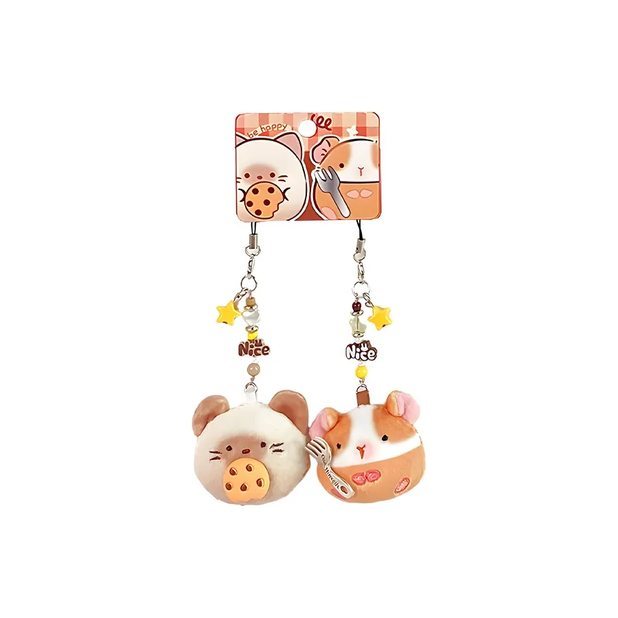 The Green Party Супер милый Little нос Мобильный телефон Цепочка Набор Подвески аниме-тематики