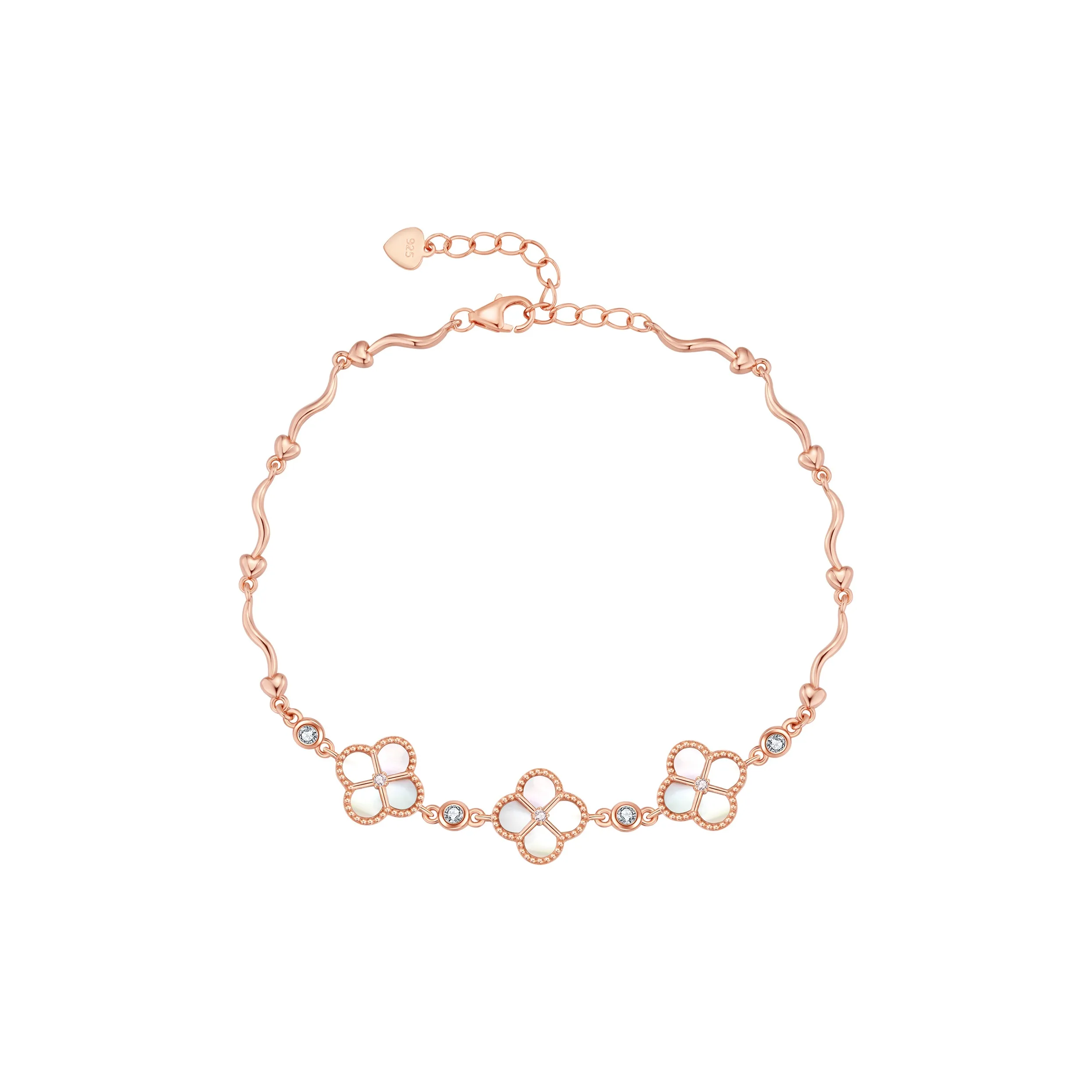 Heart To Heart S925 Silver Bracelets Women's
