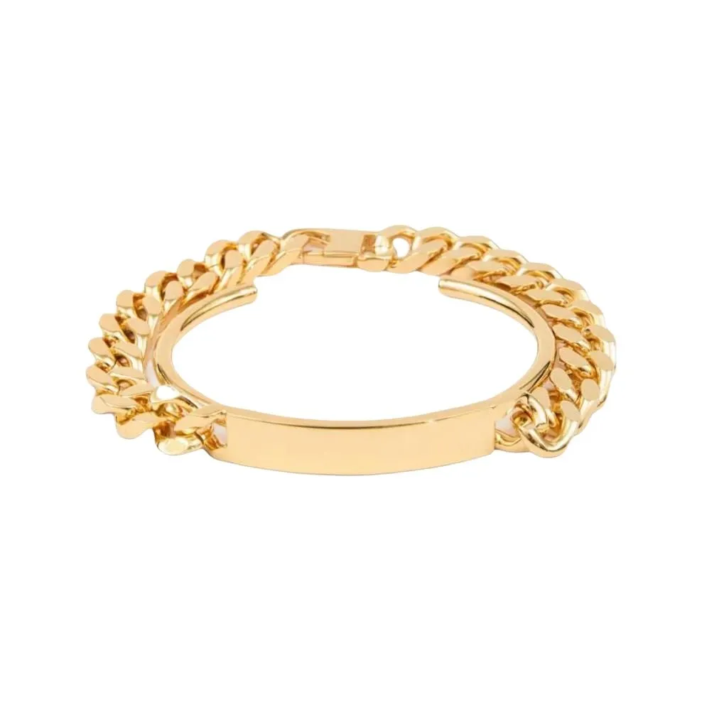MM6 Maison Margiela Chain detail Cuff Bracelet