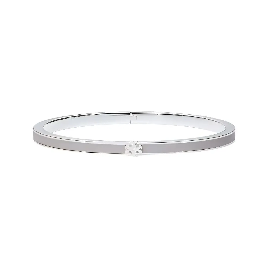 TORY BURCH Enamel Bangles Women's Silver