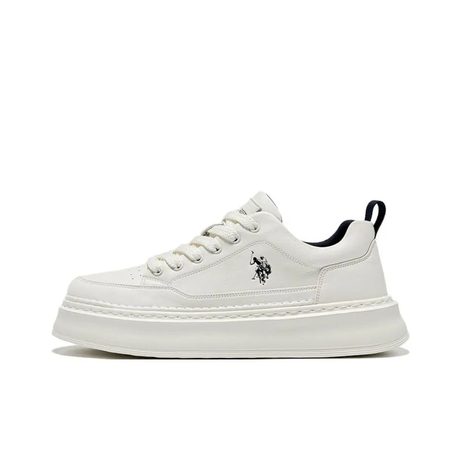 U.S. POLO ASSN. Скейтборд Кроссовки Низкие Белые и Синие Мужские