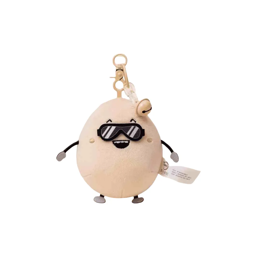 MDH Счастливый Овца And GREY Волк Брелок с Милой Lazy Овца Ложка And Колокольчик Кукла Плюшевая Подвеска 15 см Высота