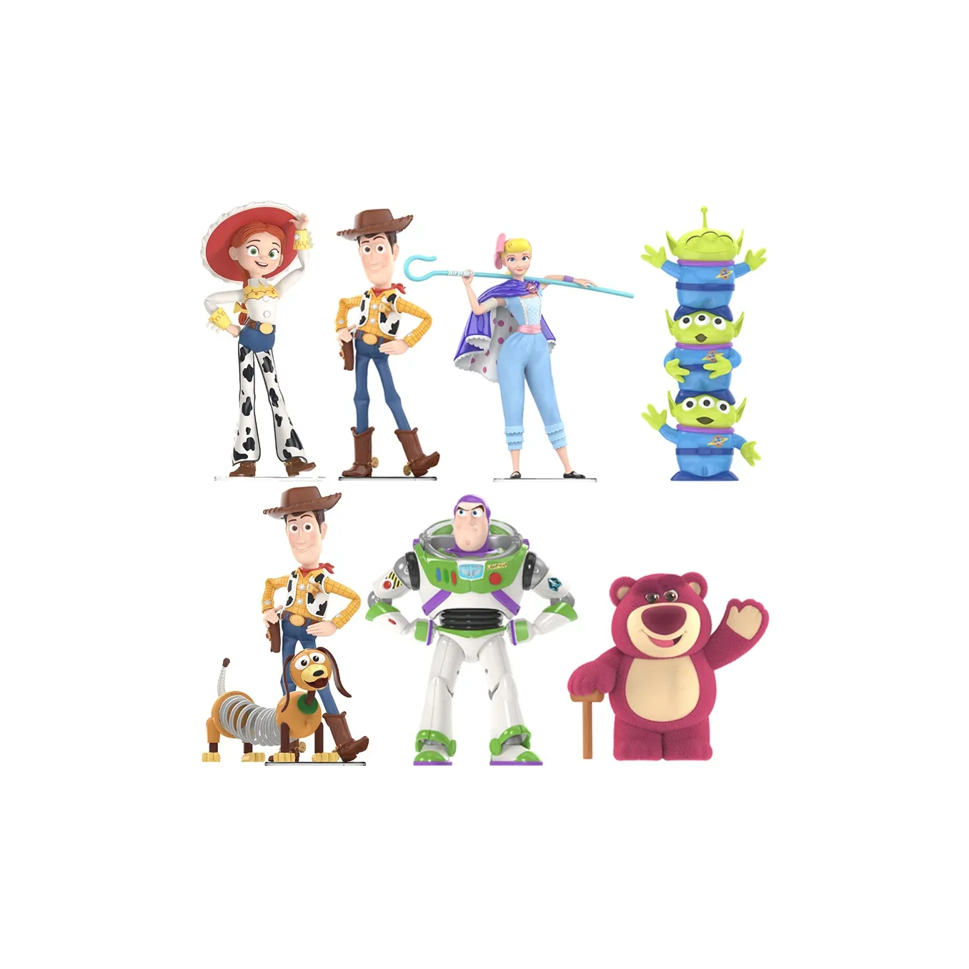 TOP TOY X Disney Деревянные Базз Лайтер Рекс Инопланетянин Пружинная Собака Пастушка Лотсо