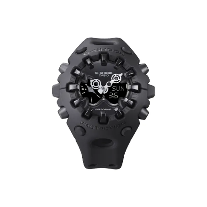 CASIO GA V01 Collection Кварцевый механизм Смольный ремешок Часы унисекс Черный циферблат