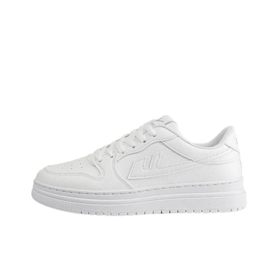 Warrior Амортизация Низкий Топ Скейтборд Кроссовки Мужские Белые