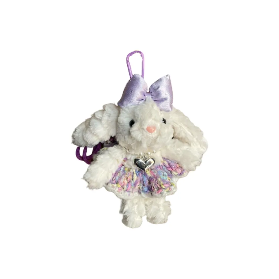 CHUNTUSHU Милый вязаная юбка с ушками кролика плюшевая подвеска 15 см длина тела