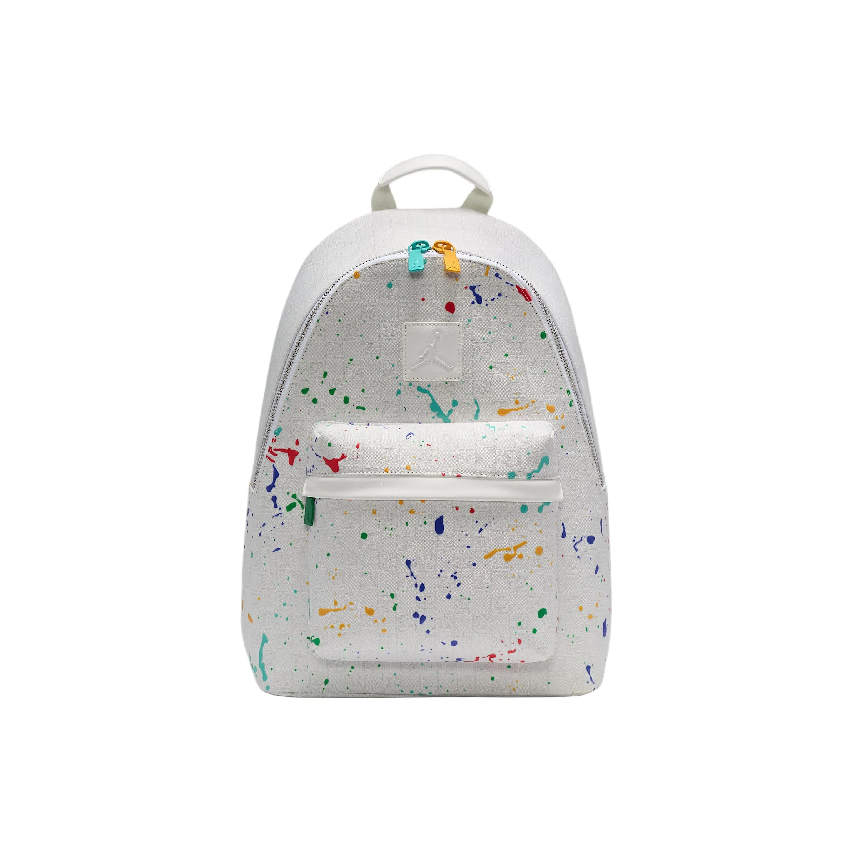 Jordan Monogram Polyester Backpack Unisex White Джордан Монограмма Полиэстер Рюкзак Унисекс Белый