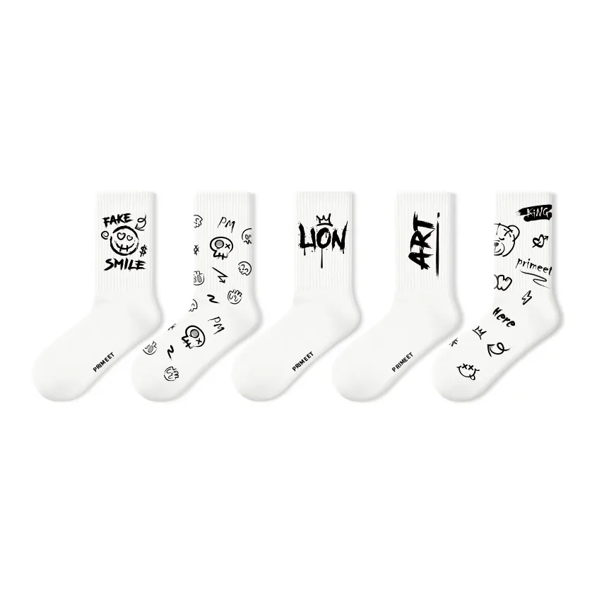 Primeet Mid-Calf Socks Men's 5 Pack