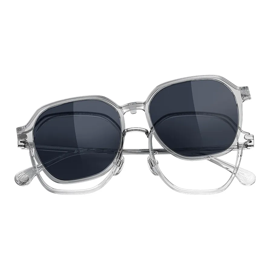 PARIM Квадрат Магнитные Солнцезащитные очки Унисекс