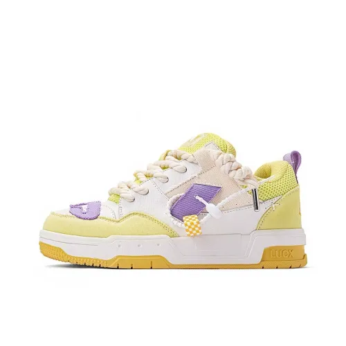 LUCX Кроссовки для скейтбординга Low Top Сырно-желтые Унисекс
