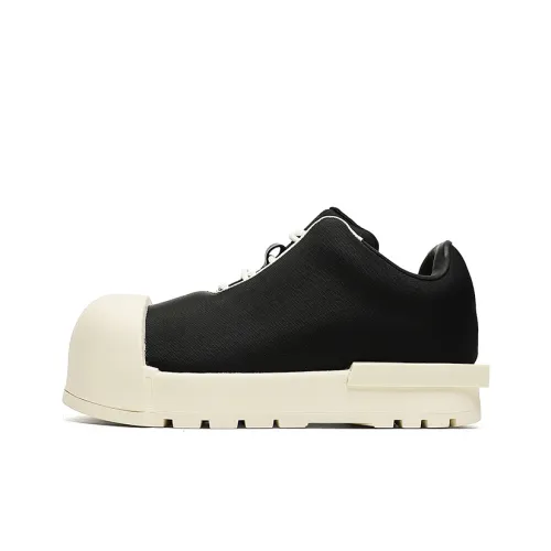 Mo Xu Кроссовки для скейтбординга Low Top Черные Унисекс