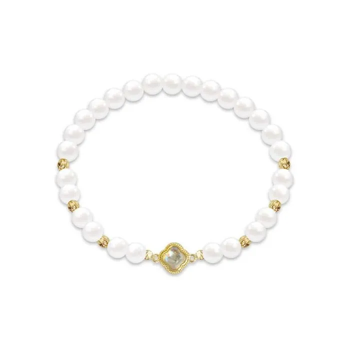 CARAT'S DIARY Shell Pearl Bracelets Women's