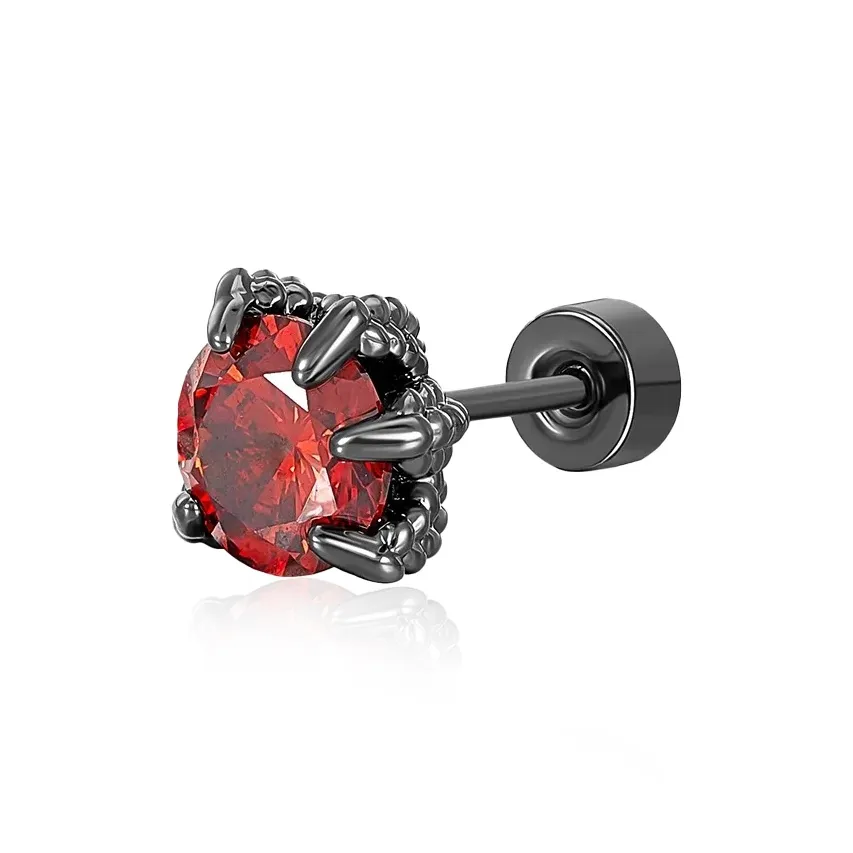 ZWU Высококачественный титановый стальной аксессуар модные серьги-гвоздики женские