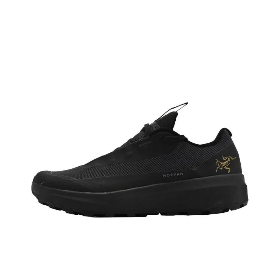 Arcteryx Norvan LD 4 Slip-on Устойчивый к истиранию Водонепроницаемый Низкий топ Беговые кроссовки Мужской Черный