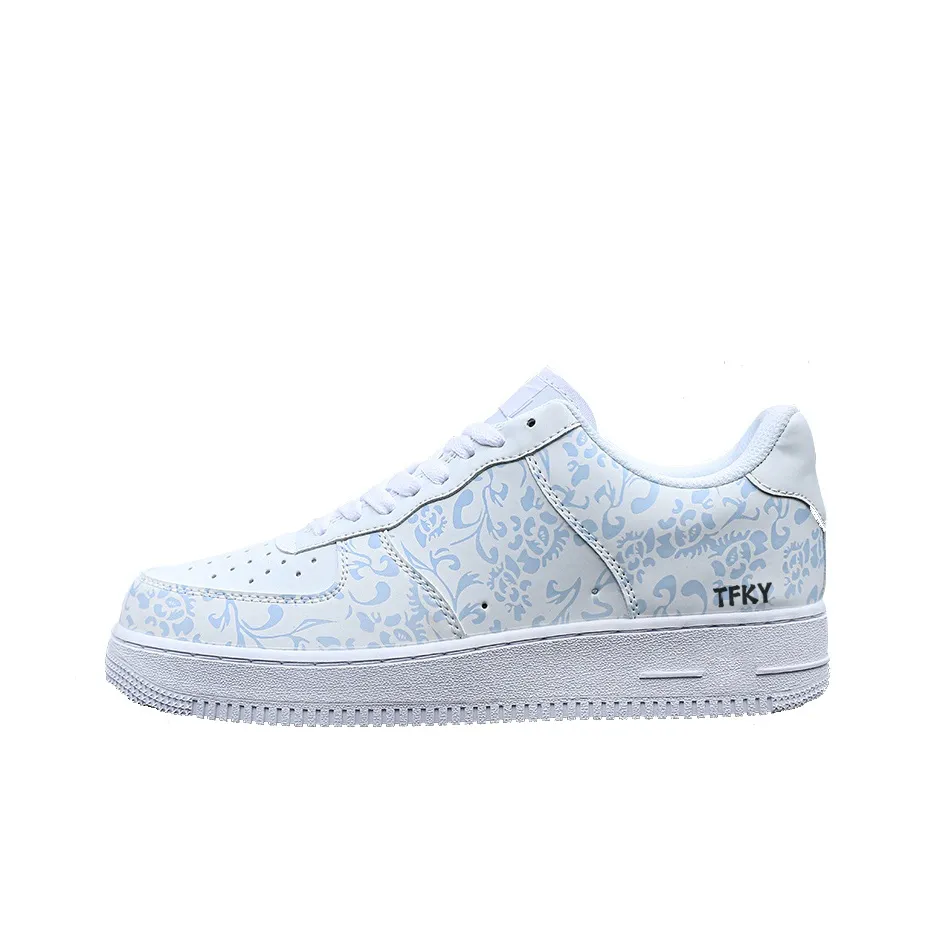 TFKY Abrasion Resistant Low Top Preppy Style Casual Skateboard shoes flatform Men's