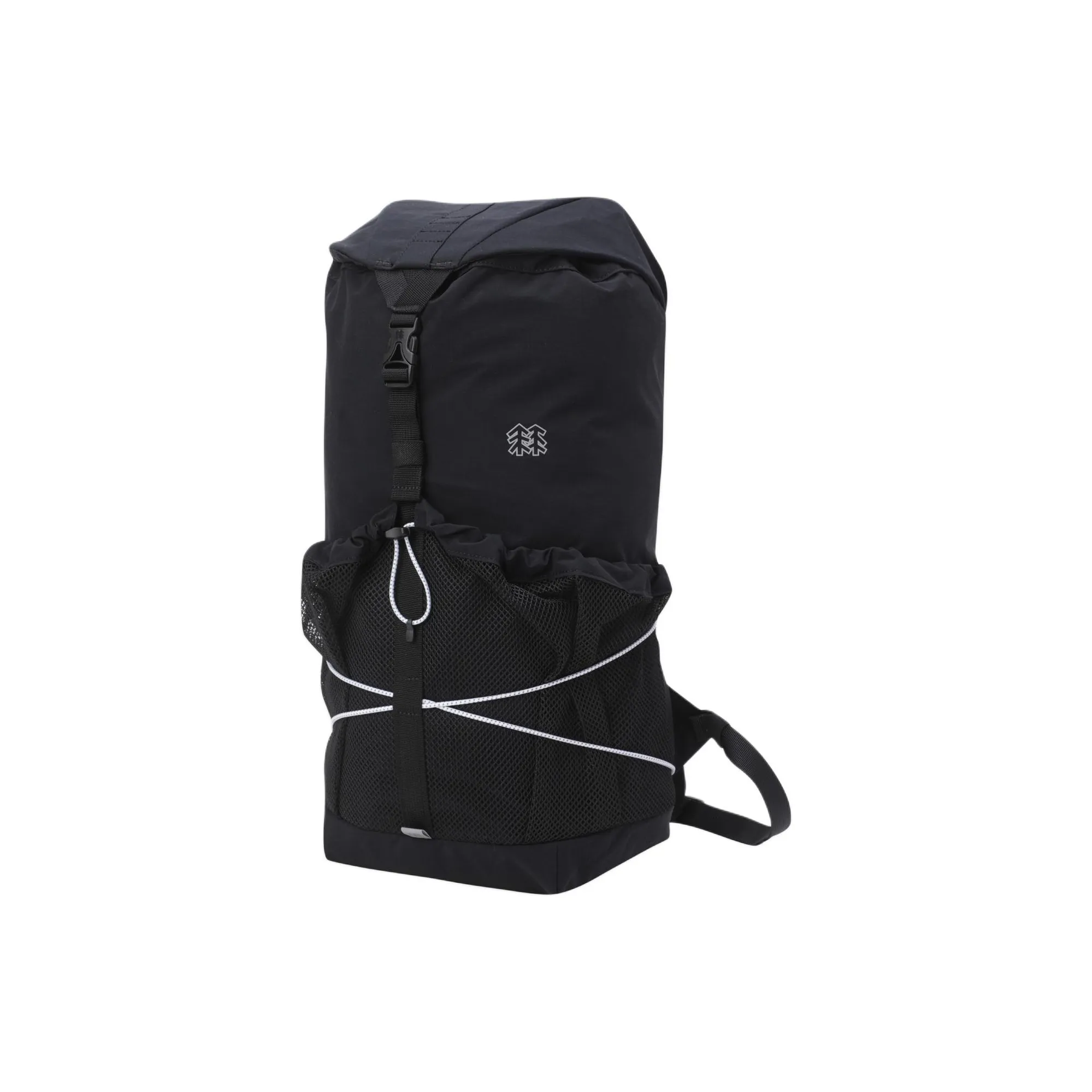 KOLON SPORT Nylon Outdoor Mountaineering Bag Backpack Unisex Black