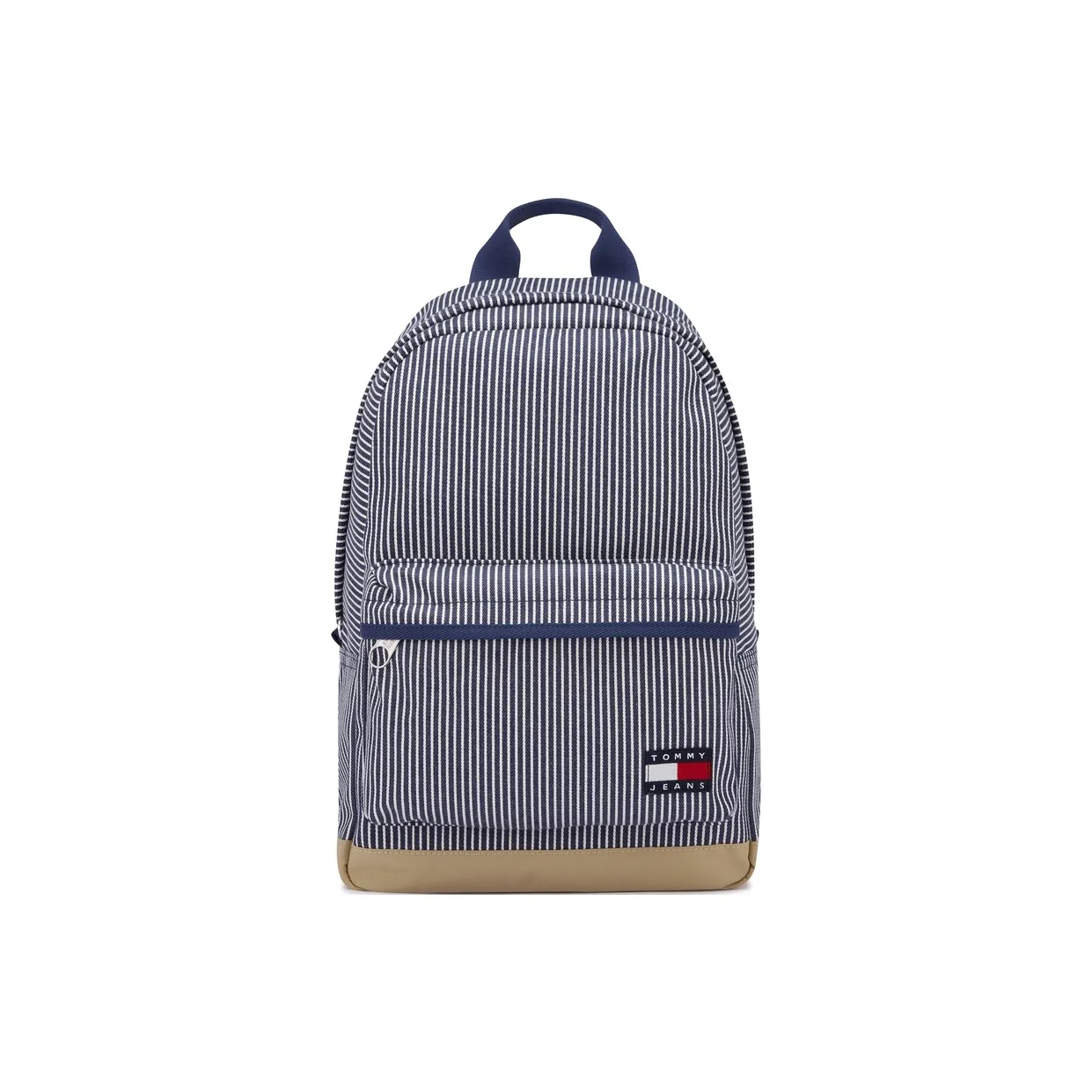 Tommy Hilfiger Полиэстер Рюкзак Большой Мужской Синий Белый Полосы