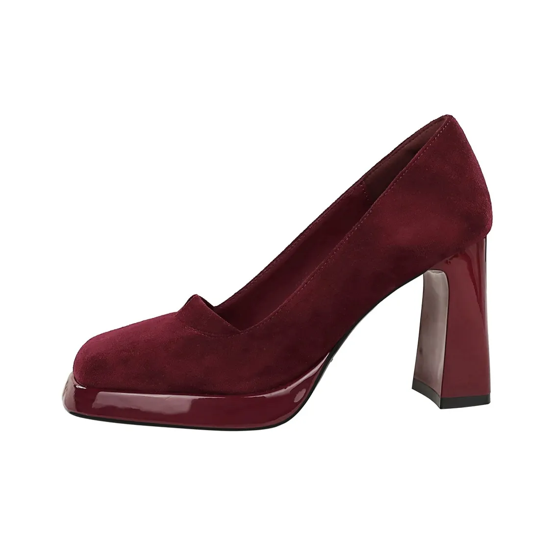 QITUMAUL Chunky Heel High Heels Women's
