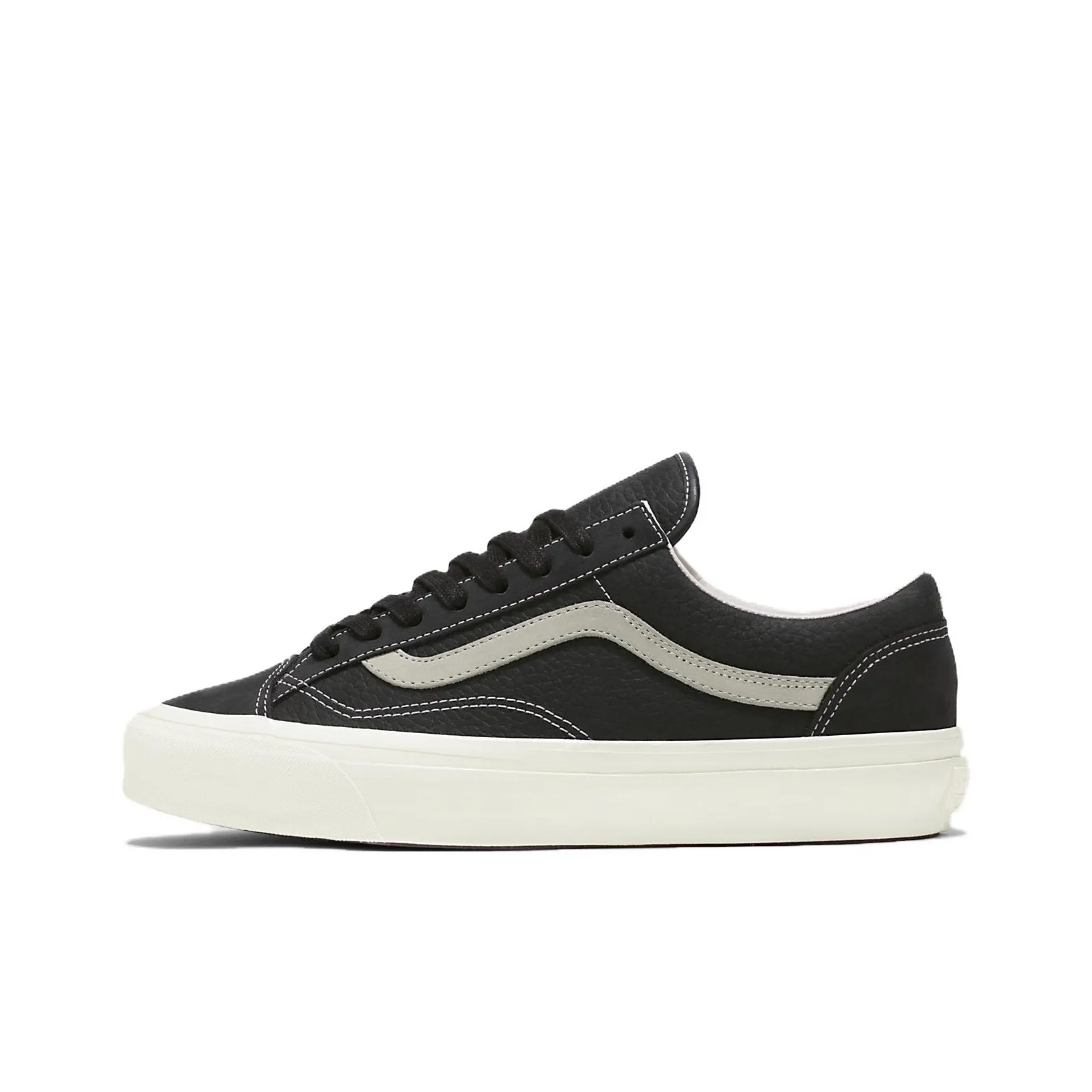 Vans Premium Old Skool Устойчивые к истиранию Низкие Кроссовки для скейтбординга Унисекс Черные