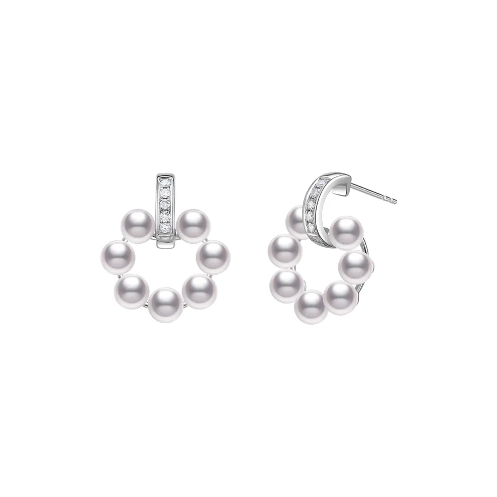 ME LUXE Pearl Earrings Women's