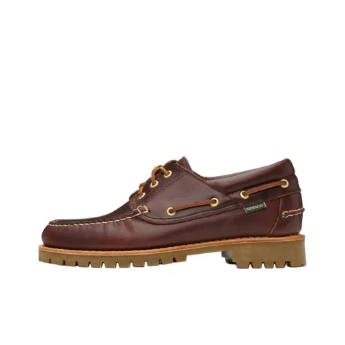 Sebago Мужские повседневные туфли Low Top Красно-коричневый Мужские