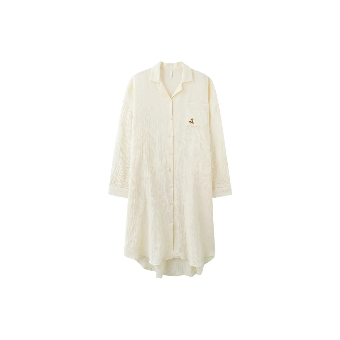 XIAFENYAN Nightgown Women's Apricot