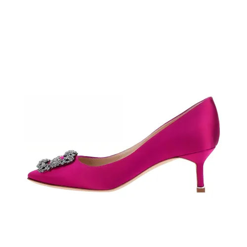 MANOLO BLAHNIK Hangisi Высокие каблуки Розовый Женские