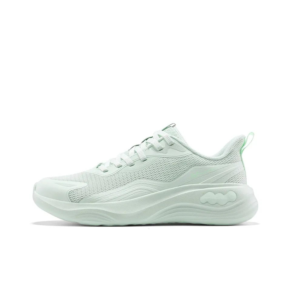 361° Slip Resistant Breathable Lightweight Low Top Sprint Running Shoes Women's Green