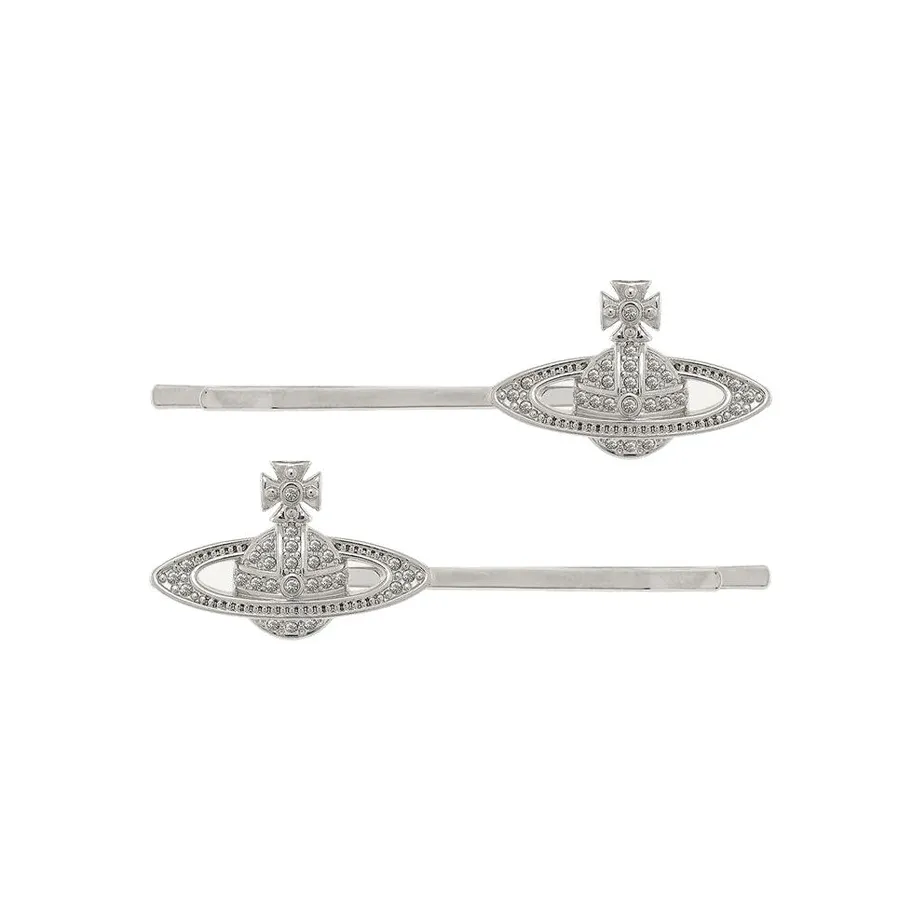 Vivienne Westwood Bobby Embellished Hair Clips