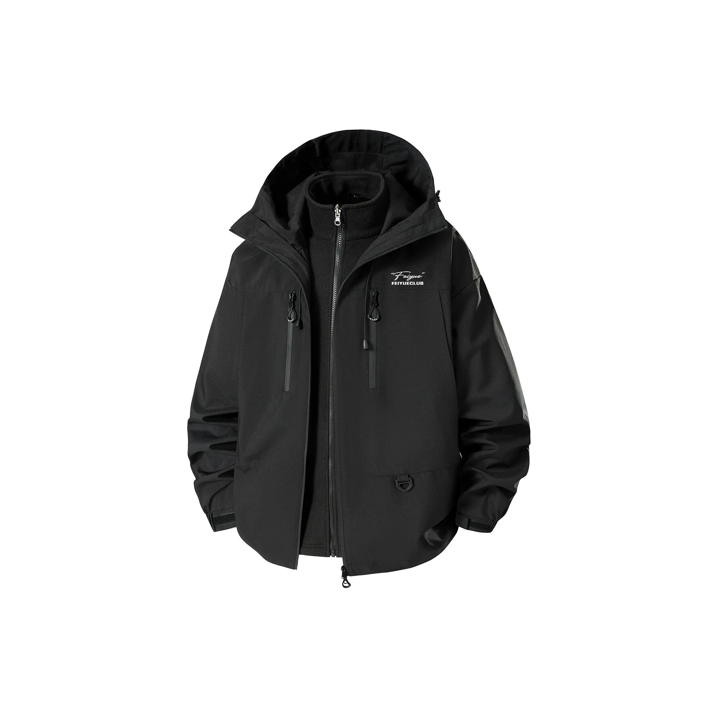 Feiyue Water Resistant Windproof Warm Water Repellent Windbreaker Jacket Unisex